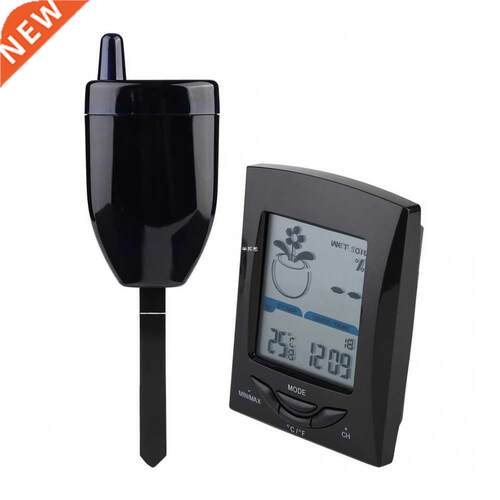 Temperature Flowerpot With Wireless Sensor LCD Display Clock