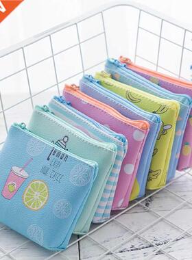 Mini Sanitary Napkin Waterproof PU Coin Purse Credit Card Ho