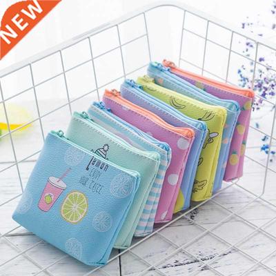 Mini Sanitary Napkin Waterproof PU Coin Purse Credit Card Ho