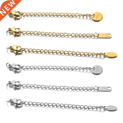 10pcs/lot Stainless Steel Extended Extension Tail Chain Lob