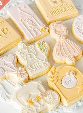 Acrylic Biscuit Cutting Mold Fondant Cookie Embossing Die Pr