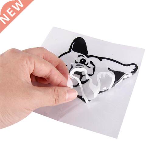 12cm*1cm Car-styling Bulldog Dog Car Sticker Fashion Cartoo