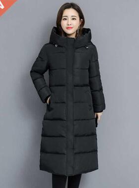 Zoki-abrigos largos con capucha para mujer, Parka gruesa de