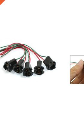5 Pcs Car Truck T10 DC 12V 194 LED Light Bulb Socket Holder