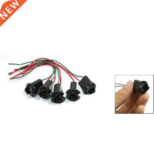 5 Pcs Car Truck T10 DC 12V 194 LED Light Bulb Socket Holder