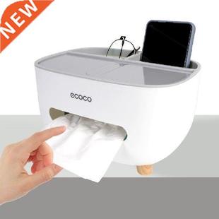 Desk Stationery Organizer Box Napkin Holder Sundries Remote