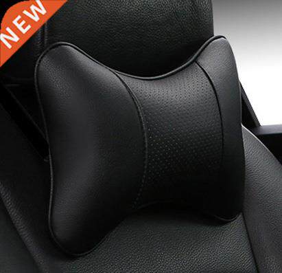 2019 brand new all artificial leather car neck pillows comfo