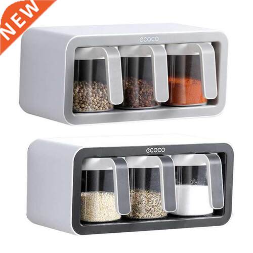 High Quality Wall Mount Spice Rack Organizer Sugar Bowl