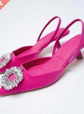 ZA Summer shoes for women 2021 New Women's Shoes Wed