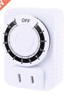AC 110V/220V 12 Hour Mechanical US Plug Switch Timer Socket