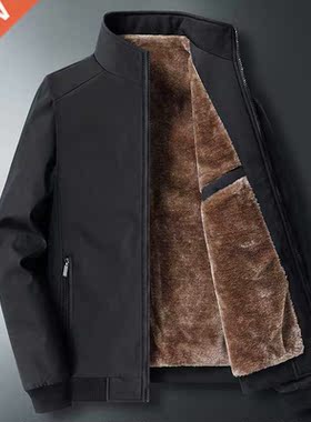 6XL Men Winter New Casual Classic Warm Thick Fleece Parkas J