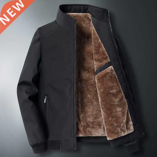 6XL Men Winter New Casual Classic Warm Thick Fleece Parkas J