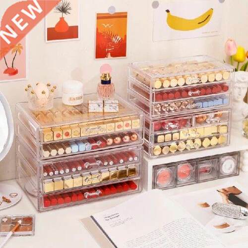 Drawer Makeup Organizer Cosmetics Storage Box Transparent