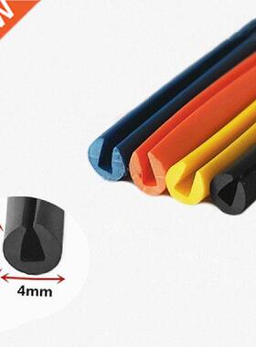 Zjclx Rubber U Sealing Strip 4x4mm 2mm thick Glass Metal