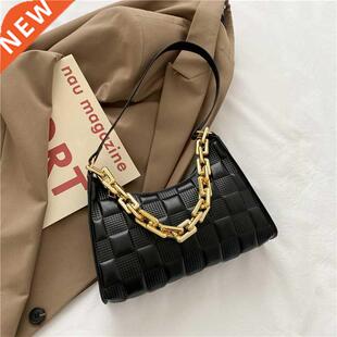 Shoulder Underarm Bags Vintage PU Leather Solid Color Casual
