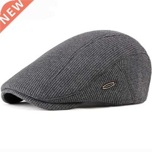 HT2646 Beret Cap New Autumn Winter Hat Caps for Men Women Ad