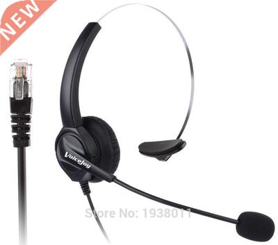 Comfortable Landline Wired Telephone Headset RJ9 Connector R