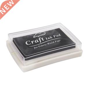 Black Ink Pad Inkpad Rubber Stamp Print Craft Non-Toxic Bab