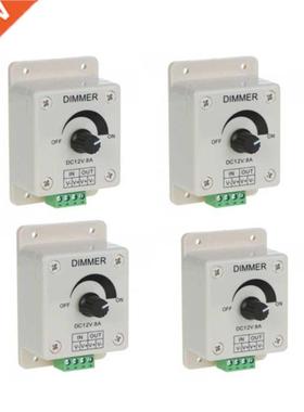 4pcs DC 12V Color Strips Controller Adjust For 5050 528 LED