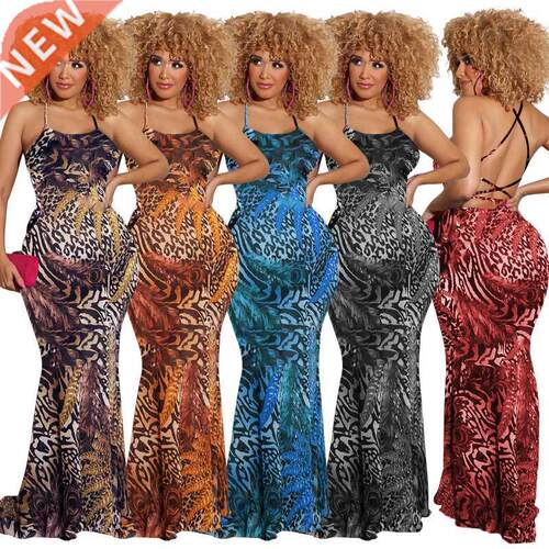 22 New women's halter belt halter waist fashion dress吊带裙