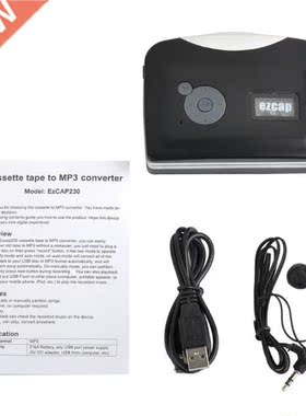 Converts Cassette Collection to Mp3 ABS Material USB/AA Powe