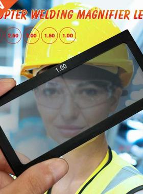 Arc Welding Magnifier Lens Welder Screen Helmet Glass Diopt