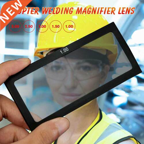 Arc Welding Magnifier Lens Welder Screen Helmet Glass Diopt