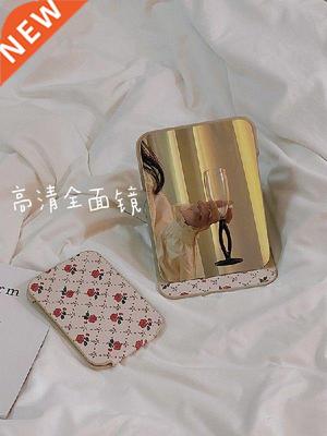 Folding Mirror Makeup Mirror Retro Ins Style Portable