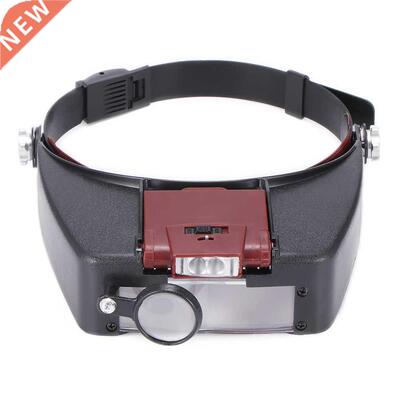 Headband Magnifier Led Light Head Lamp Magnifying Glass Jewe