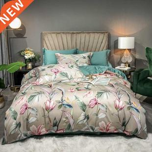 Luxury Egyptan Cotton Duvet Cover Set Queen Kng Vbrant Fl