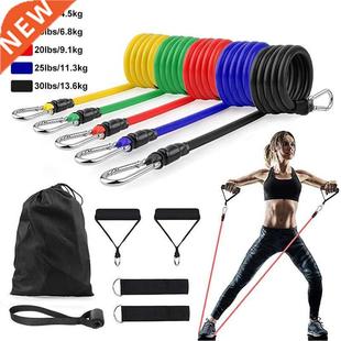 11Pcs/Set Latex Resiance Bands Crossfit Training Exercise