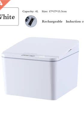 4L Intelligent Rectangular Car Trash Can Auto Organizer Stor