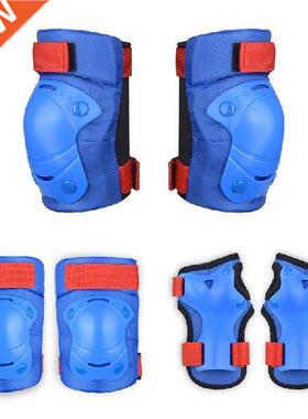 6 Pcs/Set Wrist Elbow Knee Protector Pads Ice Skating