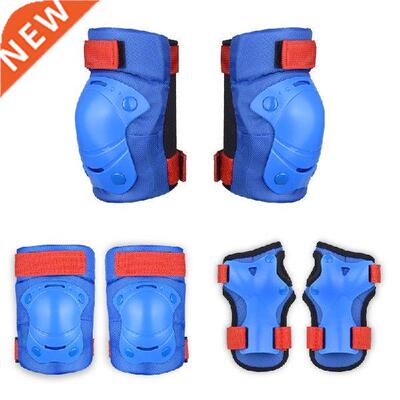 6 Pcs/Set Wrist Elbow Knee Protector Pads Ice Skating