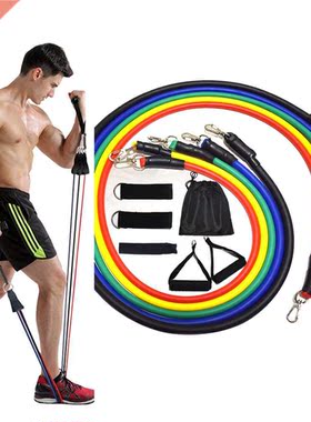 15 Pcs Resistance Bands Set Fitness Bands Resistance Gym Equ
