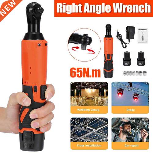 Electric Wrench 3/8 Cordless Ratchet 12V Rechargeable Scaff