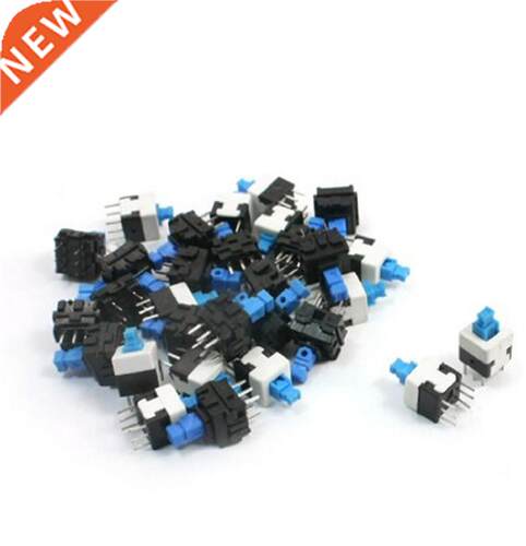 8x8mm Square Mini Pu Button Self-locking Switch Multimete