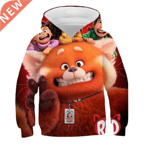 Hot disney New Children's Red Pixar Hoodie Cartoon Cute Defo