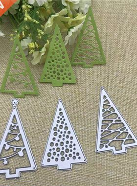Christmas ree Cutout Metal Cutting Dies Stencils Die Cut for