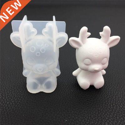 ouke Trnsprent Mirror Unicorn niml Elk Ber Silicone