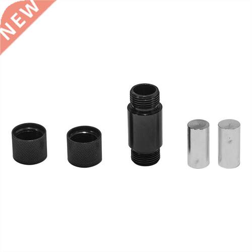 Black 5 parts Aluminum Pollen Press Tobacco Compressor Work