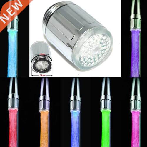 Luminous Light-up LED Water Faucet Shower Tap Basin Water