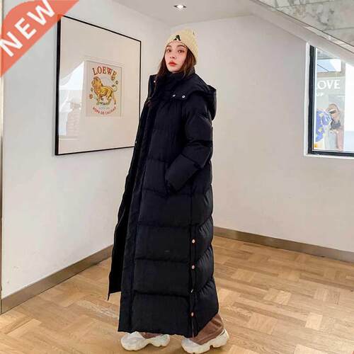 X-Long Women's Hooded Winter Jacket Ladies Parka Warm Thick