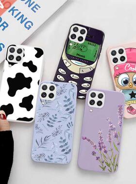 For Samsung Galaxy A22 4G A 22 5G Case Flower Phone Coque Fo