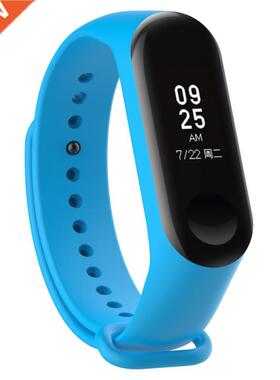 Smart Bracelet For Xiaomi Mi Band 3 4， Silicone Strap Brace
