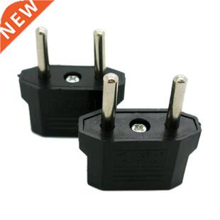 2 x Adaptador Conversor Enchufe Americano a Europeo EU USA C