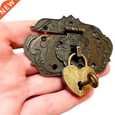 2pcs/set Antique Jewelry Box Gift Box Wooden Wine Cases Hasp