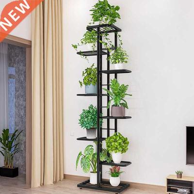 8 Tier Metal Plant Stand 9 Flower Pot Holder Shelves Planter