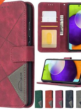 Leather Wallet Phone Case For Samsung Galaxy A01 A02S A03S A