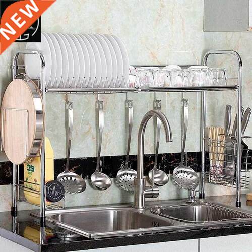 Kitchen shelf, stainless steel sink rack, drain rack, dish